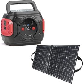 GOFORT - 320W Portable Power Station, with Solar Panel