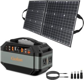 GOFORT - 330W Portable Power Station, with Solar Panel