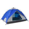 2-in-1 Instant Pop-Up Waterproof Camping Tent for 4 People