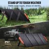 VEVOR 120W Portable Monocrystalline Solar Panel