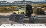 GOFORT - 1200W Portable Power Station, with Solar Panel