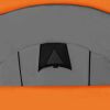 Camping Tent 4 Persons Gray and Orange