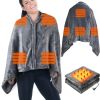 59" x 31" USB Electric Heated Blanket Heated Poncho Shawl