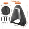 Pop-Up Privacy Tent: Portable Shower & Changing Room with Carry Bag