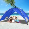 2-in-1 Instant Pop-Up Waterproof Camping Tent for 4 People