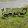 4-piece Folding Outdoor Chair with Storage Bag