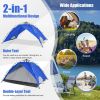 2-in-1 Instant Pop-Up Waterproof Camping Tent for 4 People