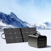 GOFORT - 1200W Portable Power Station, with Solar Panel