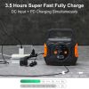 Flashfish - 320W Power Station with 100W Foldable Solar Charger