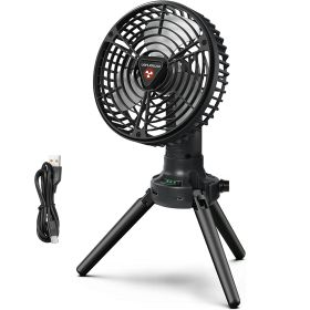 Foldable Oscillating Rechargeable Tripod Fan