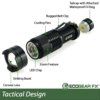 E300 EDC Tactical Flashlight - Single Pack