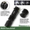 E300 EDC Tactical Flashlight - Single Pack