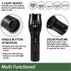 TK120 LED Tactical Flashlights with Strobe - Single Pack