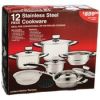 12 Pc - 9 Ply Stainless Steel Cookware W/Trivet