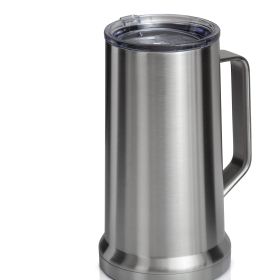 22 Oz Stein  Double Wall W/Lid