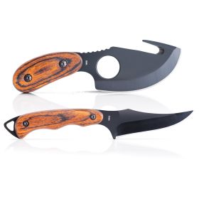 2 Pc Skinner Knife Set W/Sheath