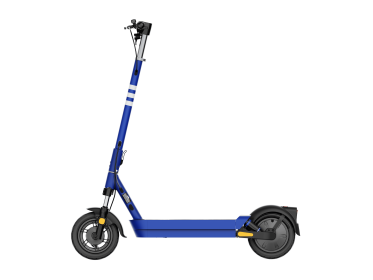 Dual-Suspension Electric Scooter: 43.5-Mile Range, 24 MPH Max Speed, Blue