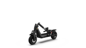 Super Electric Scooter: 31-Miles Max Range, 37 mph Max Speed - Black