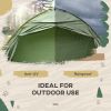 Outsunny Single-Person Off-Ground Camping Cot with Carry Bag