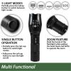 TK120 LED Tactical Flashlights with Strobe - 2 Pack