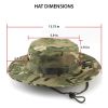 Military Wide Brim Boonie Bucket Hat