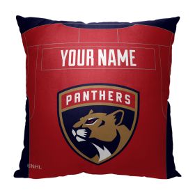 OFFICIAL NHL Jersey Personalized Pillow (Team: Panthers)