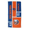 OFFICIAL NHL Color Block Personalized Beach Towel