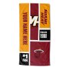 OFFICIAL NBA Color Block Personalized Beach Towel