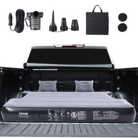 VEVOR Truck Bed Air Mattress, Inflatable with 12V Pump, 2 Pillows & Carry Bag (size: 5.5' to 5.8')