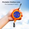 Portable Adjustable 26ft Travel Clothesline