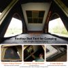 Adventurer Hard-Shell Rooftop Tent with Luggage Racks & Replaceable Rain Flies, for Trucks & SUVs