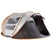 Pop Up Camping Tent with 4 Mosquito Net Windows