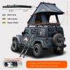 Adventurer Hard-Shell Rooftop Tent with Luggage Racks & Replaceable Rain Flies, for Trucks & SUVs