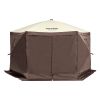 VERVO Pop-Up Gazebo Tent with 6 Removable Privacy Cloths & Mesh Windows