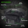 EDC Fanny Pack - Tactical Pouch with USA Flag Patch