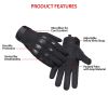 XG-TG1 Tactical Self Defense Gloves Hard Knuckle (Full Finger)