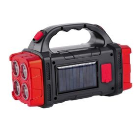 1pc Multifunctional Solar LED+COB Light (Items: Red)