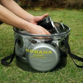 Outdoor Folding Bucket (Color: Green, Size)