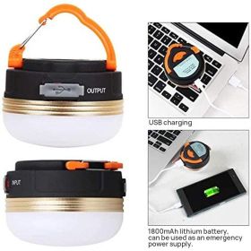 Tent Light With Waterproof Magnetic Absorption (Items: USB Power Bank)