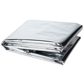 Windproof Survival Blanket (Color: Silvery)